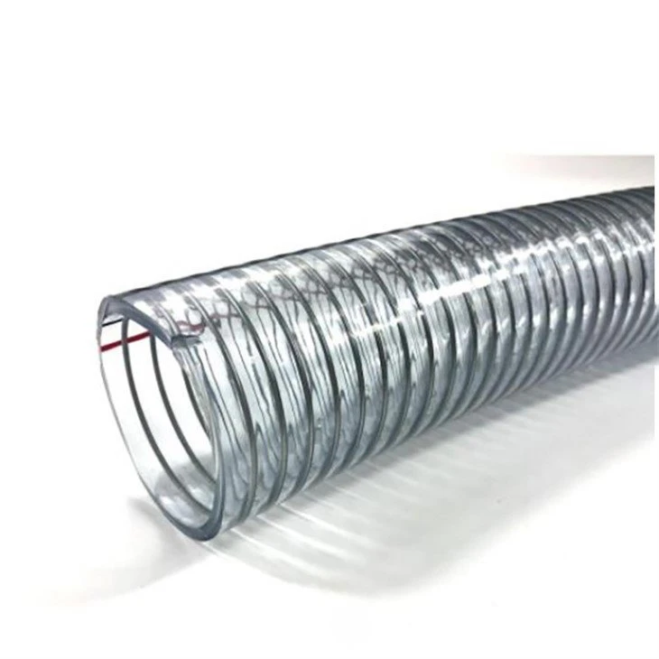 clear hose with reinforced wire-3