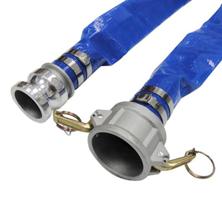 PVC tieskite plokščią 4 colių žarną