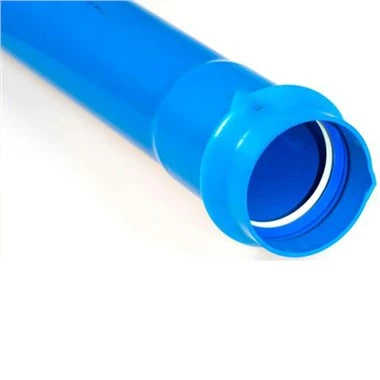 Mėlynos spalvos PVC vamzdis